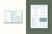 Premium Restaurant Menu Template Set, a Branding & Logo Template by Soigné Branding Studio (Thumbnail 2 of 7)