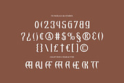 Bioned - Elegant Gothic Serif Font, a Blackletter Font by Imoodev (Thumbnail 6 of 6)