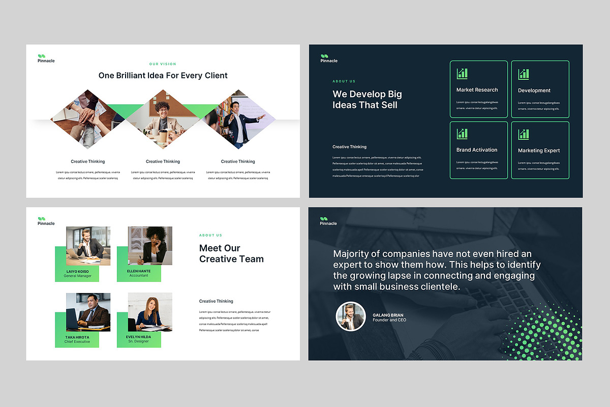 PINNACLE - Business Powerpoint, a Presentation Template by rgbryand (Photo 3 of 9)