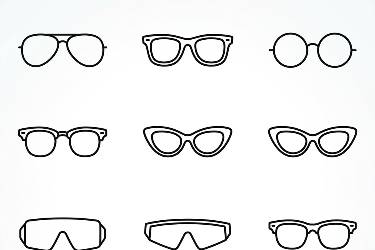 Bundles Set Optical Store Icons, an Outline Icon by adenpinkstore (Photo 27 of 44)