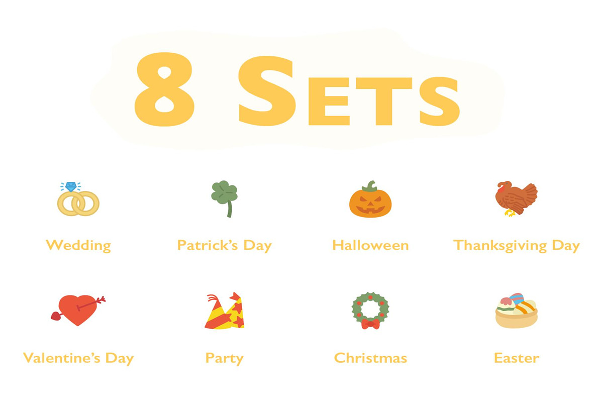 432 Holidays Icons, an Emoji Icon by Creative Perspective (Photo 3 of 4)