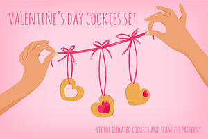 Vector Valentine's day set
