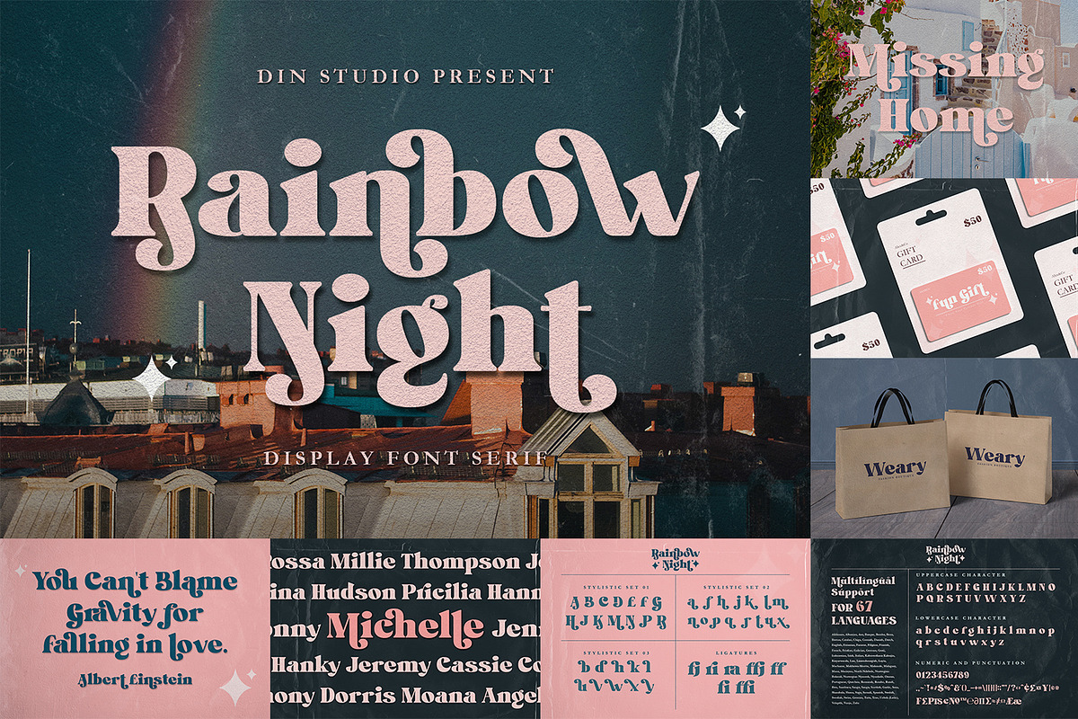 Modern Display Font Bundle 6, a Script Font by Nathatype (Photo 9 of 10)