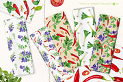 Culinary Herbs. Watercolor Set, a Food Illustration by Tata Pilip (Thumbnail 11 of 14)