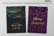 Christmas Lights Golden Glow, a Layer Style Add-On by MixPixBox (Thumbnail 5 of 12)