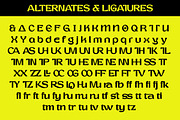Kojak Display, a Sans Serif Font by executypeStudio (Thumbnail 14 of 14)