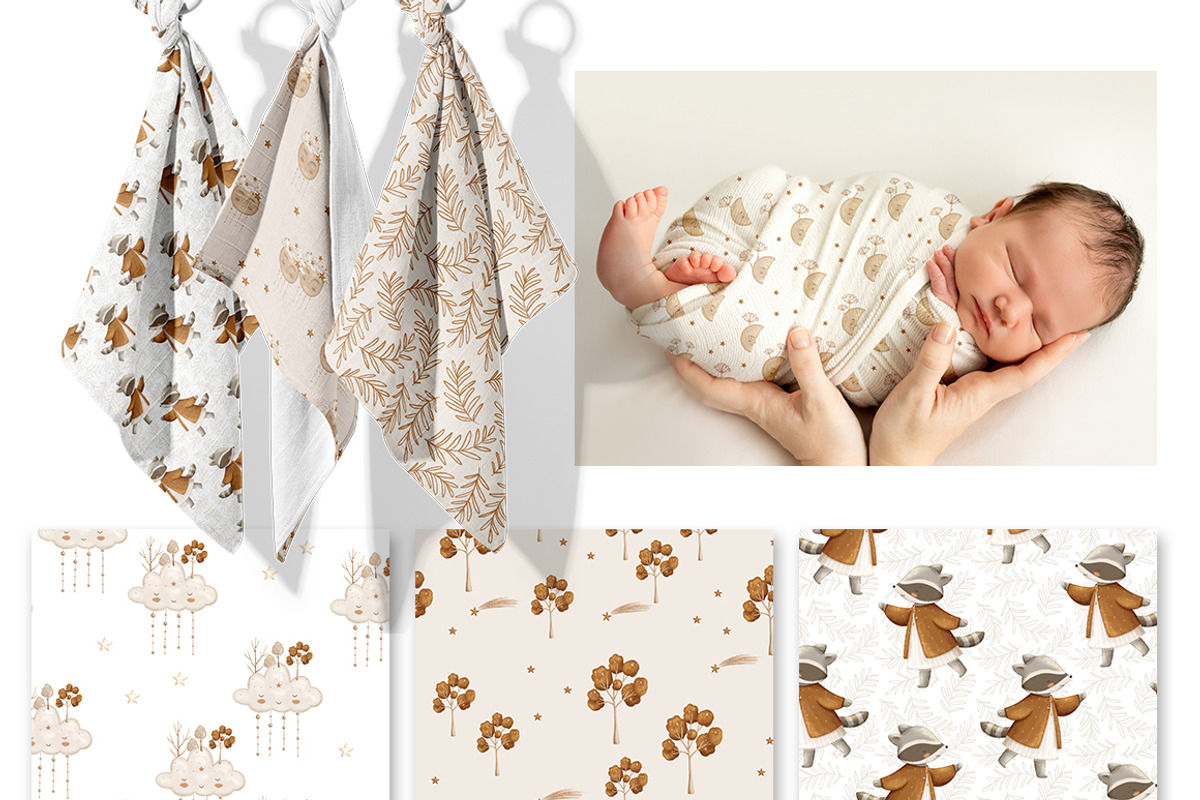 Vintage nursery. Baby collection, an Animal Illustration by polikarpovaart (Photo 12 of 18)