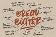 Bread Butter • Mix & Match Font, a Script Font by azetypestudios.com (Thumbnail 10 of 11)