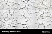 Cracking paint on wall. 53 images, a Texture Graphic by Handmadefont (Thumbnail 2 of 12)