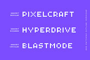 Nanobit - Pixel Typeface, a Sans Serif Font by alpercakici (Thumbnail 2 of 15)