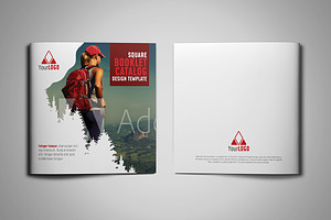Square Booklet Catalog Design