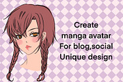 manga portrait and avatar creator, an Illustration by Meisanmui (Thumbnail 4 of 5)