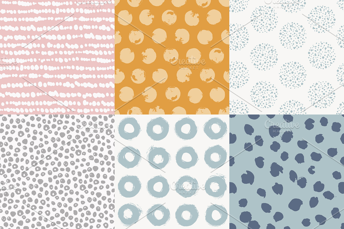 Dots and circles seamless patterns, a Pattern Graphic by Magnia (Photo 8 of 8)