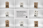 Paper Oatmeal Box Packaging Mockup, a Cups & Container Mockup by INCDesign (Thumbnail 9 of 14)