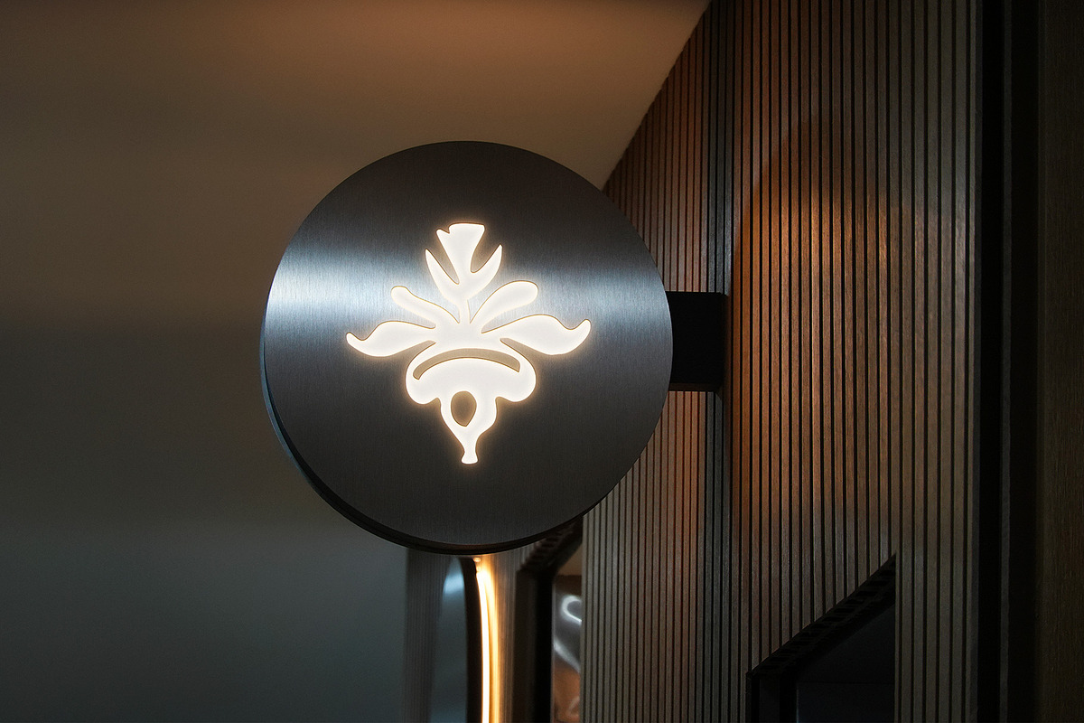 Logo Mockup Luminous Metal Signage, a Product Mockup by Asylab (Photo 4 of 5)