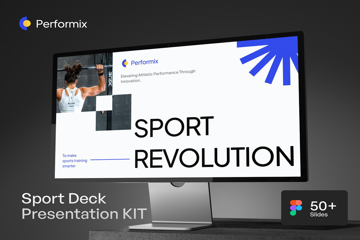 Performix - Sports Pitch Deck KIT, an UI Kit Template by Creative Perspective (Photo 1 of 7)