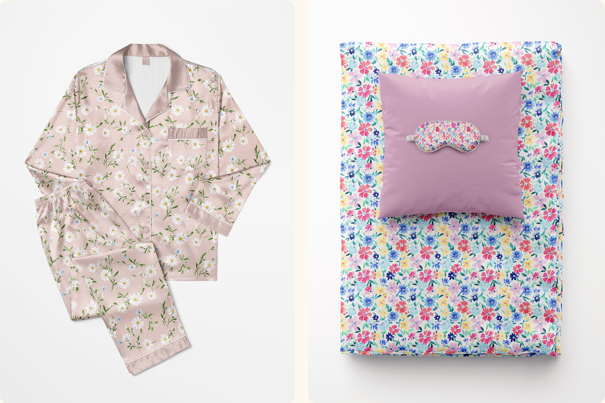 Sunday Picnic Ditsy Floral Patterns, a Pattern Graphic by Ninterints (Photo 8 of 15)