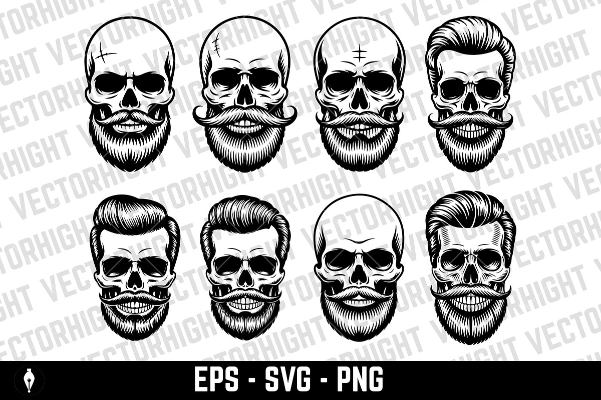 illustration of a human skull, a Person Illustration by Vectorhight (Photo 3 of 3)