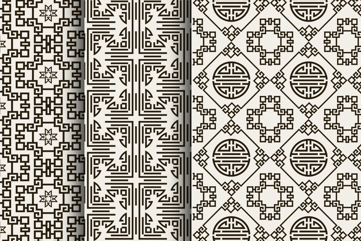 Pattern. Chinese art, a Pattern Graphic by kio