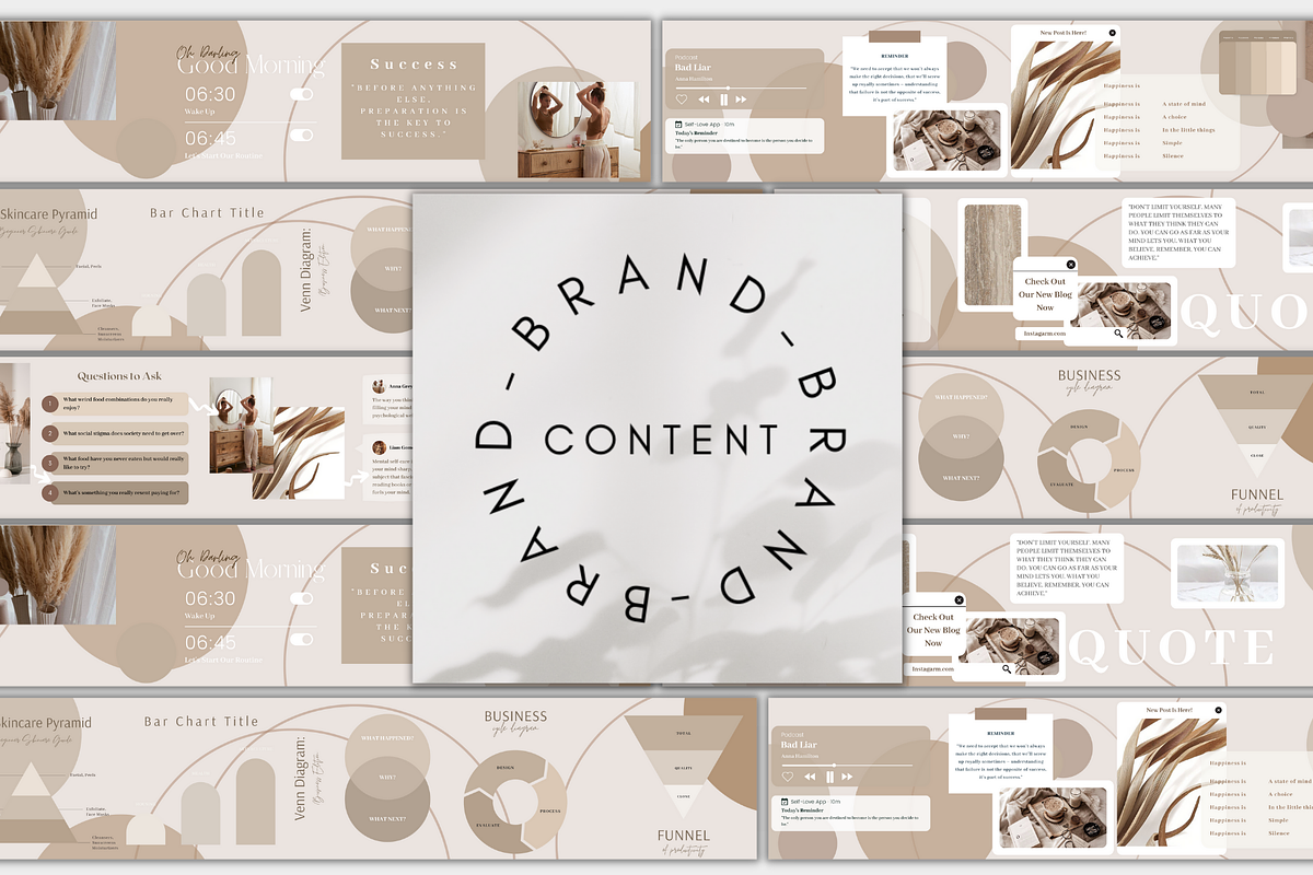 Neutral Tone Instagram Carousel Feed, a Social Media Template by ...