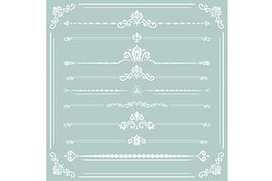 Set of Horizontal Patterns, a Decorative Illustration by FineArtStudio