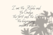 Alpha & Omega signature script font, a Script Font by Anna Zakharchenko (Thumbnail 7 of 12)