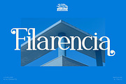 Filarencia - Modern Serif Font, a Serif Font by Rishsketch (Thumbnail 1 of 15)