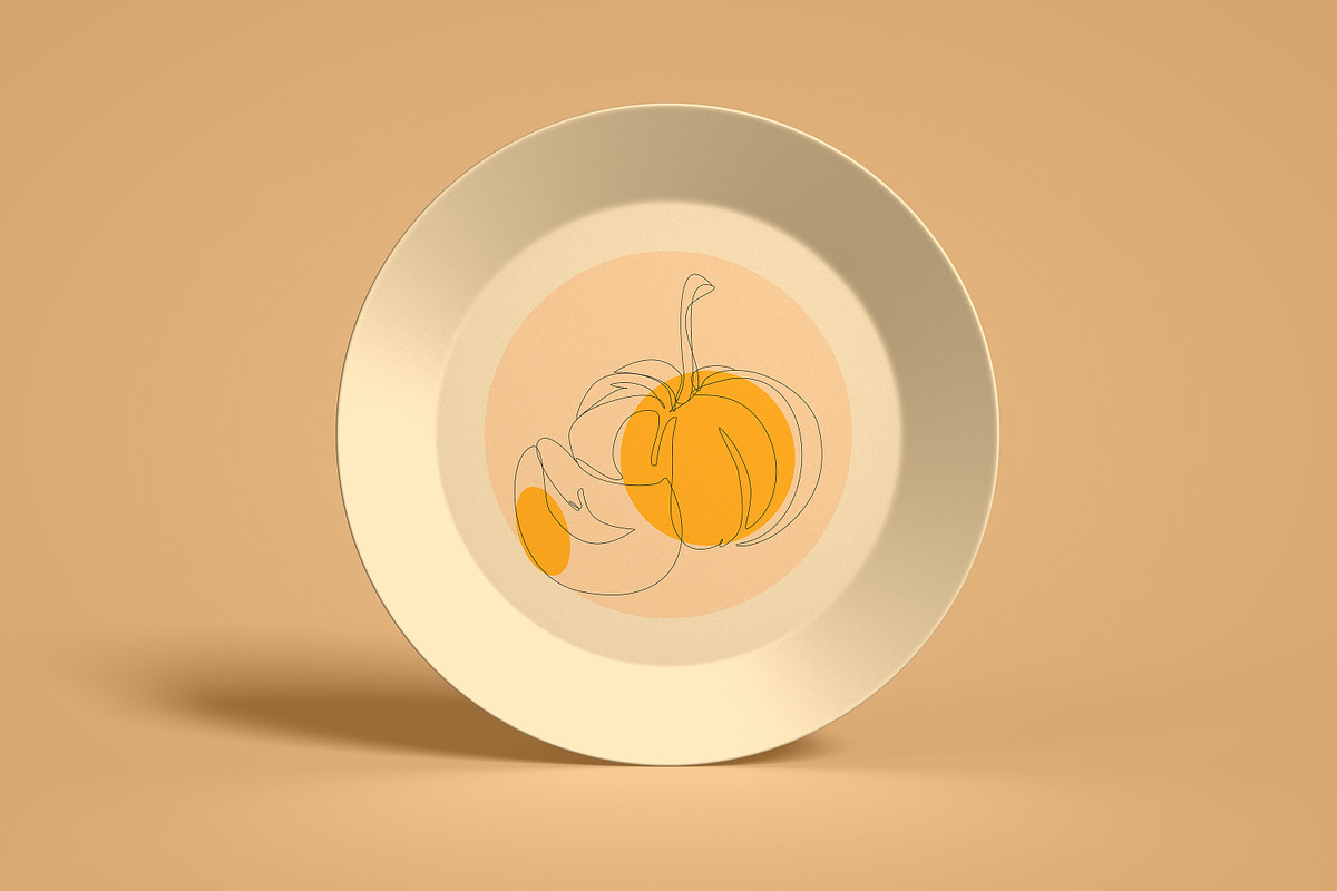 Vegetables in continuous line SET, a Food Illustration by WildStrawberry Magic (Photo 2 of 4)