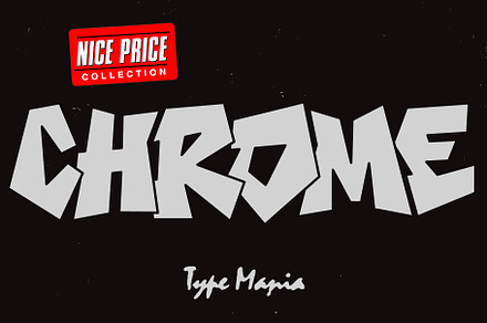 Chrome TM – Graffiti Font, a Handwritten Font by Type Mania