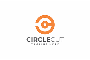 Circle Cut - Geometric Letter C Logo, a Branding & Logo Template by yopie