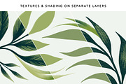 Greenery Foliage & layouts, an Invitation Template by Andrea Muller (Thumbnail 6 of 7)