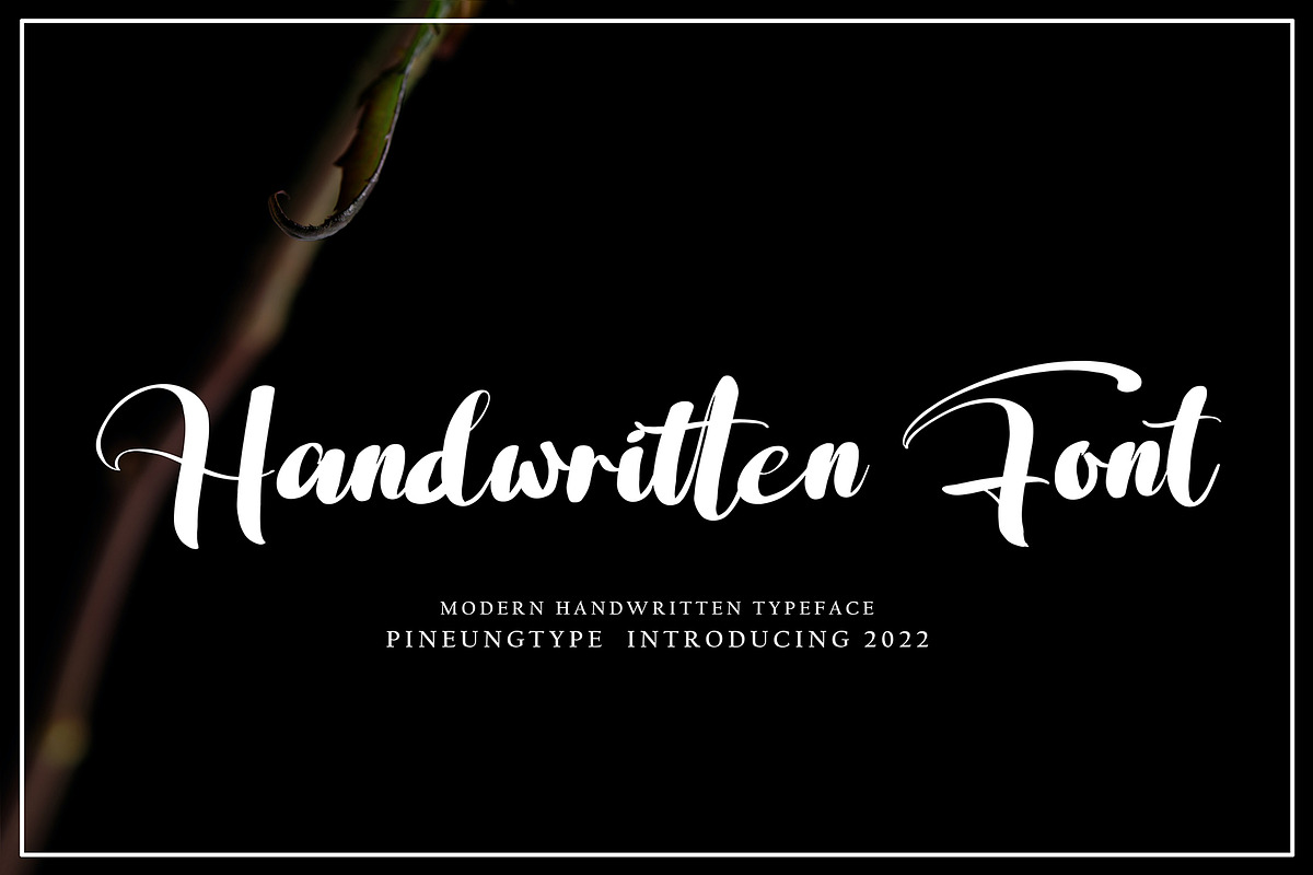 Bostter Faith, a Script Font by pineungtype (Photo 7 of 9)