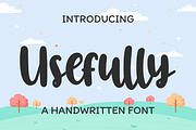 Usefully | Crafts Font, a Script Font by BearyType Studio (Thumbnail 1 of 6)