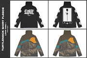 Turtleneck Shirt Fleece - Mockup, a Shirt Mockup by DaldSgh (Thumbnail 3 of 12)