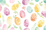 Watercolour easter papers bundle, an Illustration by VetalStock (Thumbnail 2 of 8)