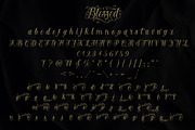 Blessed | Traditional Tattoo Font, a Script Font by Muntab_Art (Thumbnail 8 of 10)