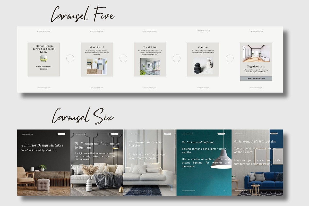 Interior Design Social Media Content preview 6