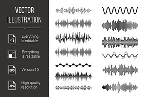 Sound waves, a Graphic by DvargShop