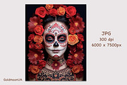 3 Day of the Dead illustrations ai, a Holiday Photo by GoldmoonUA (Thumbnail 4 of 4)