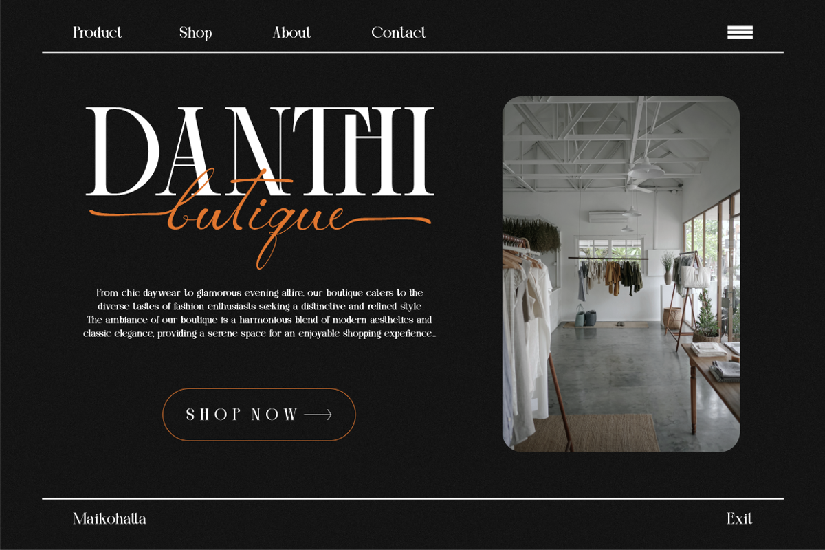 Lorenna - Elegant Duo Font, a Handwritten Font by MaikoHatta (Photo 3 of 11)
