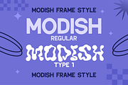 Modish Frame Contemporer Font, a Font by PutraCetol Studio (Thumbnail 7 of 11)