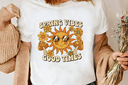 Spring Vibes Good Times Retro Sun PN, an Illustration by CrexoraLab (Thumbnail 4 of 4)