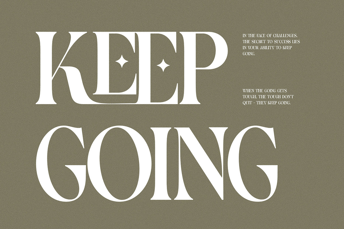 Garden Elegant Ligature Serif Font, a Serif Font by Graphicxell (Photo 6 of 7)