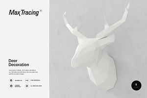 Deer decoration