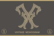 FF Monogram, a Branding & Logo Template by Shuler Studio (Thumbnail 1 of 6)