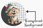 Christmas Dogs Clipart Bundle, an Illustration by Canvas Craft (Thumbnail 2 of 7)