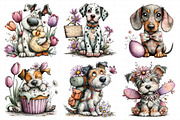 Spring Dog Clipart Set Bundle, an Illustration by Daily.Designs (Thumbnail 7 of 7)