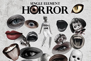 Horror collage. Halloween collection, an Object Graphic by ma_i_vi (Thumbnail 15 of 18)
