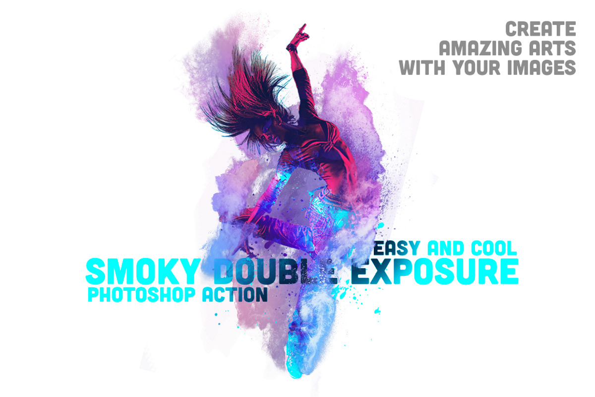 Smoky Double Exposure Kit, an Action Add-On by Ruslan Zelensky (Photo 5 of 6)