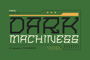 Eveluce Futuristic Font